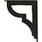Ekena Millwork Bradford Wrought Iron Bracket, (Triple center brace), Antiqued Pewter 2"W x 10"D x 12"H BKTM02X10X12TBRAPW - alternate 7